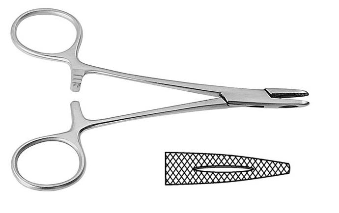COLLIER Голкотримач; прямий; із зубчиками; вікончатий; 12,5см. Tontarra Medizintechnik GmbH